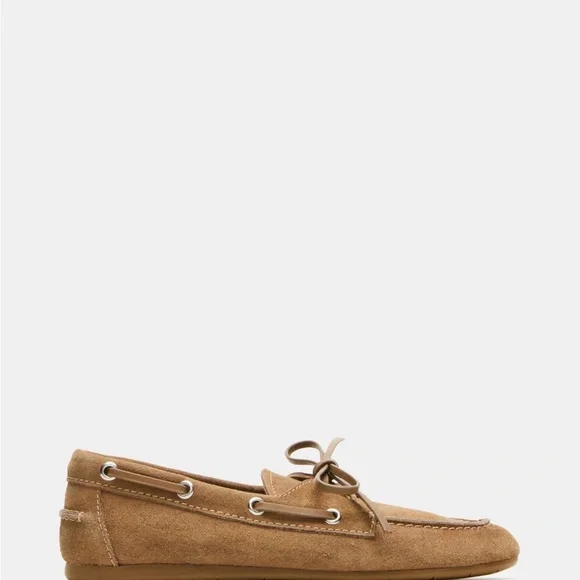 Steve Madden SAG TAUPE SUEDE Boat Shoes - Picture 2 of 2